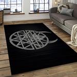 disturbed band rectangle area rug for living room home room decor gift for friends and family dark room dst8