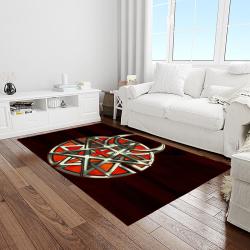 disturbed band rectangle area rug for living room home room decor gift for friends and family light room dst13