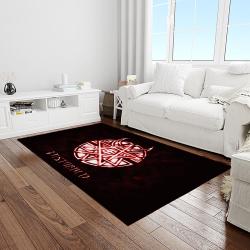 disturbed band rectangle area rug for living room home room decor gift for friends and family light room dst2