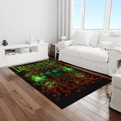 disturbed band rectangle area rug for living room home room decor gift for friends and family light room dst20