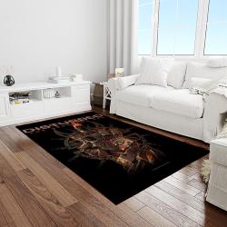 disturbed band rectangle area rug for living room home room decor gift for friends and family light room dst21