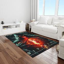 disturbed band rectangle area rug for living room home room decor gift for friends and family light room dst25