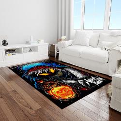 disturbed band rectangle area rug for living room home room decor gift for friends and family light room dst29