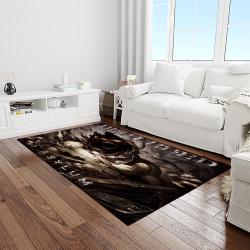 disturbed band rectangle area rug for living room home room decor gift for friends and family light room dst33
