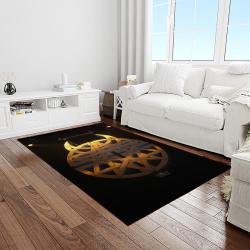 disturbed band rectangle area rug for living room home room decor gift for friends and family light room dst9