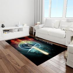 dream theater band metal music anniversary carpet rectangle area rug for living room home room decor gift for fans light room dtt14