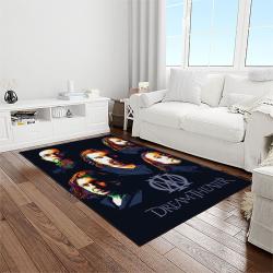 dream theater band metal music anniversary carpet rectangle area rug for living room home room decor gift for fans light room dtt5