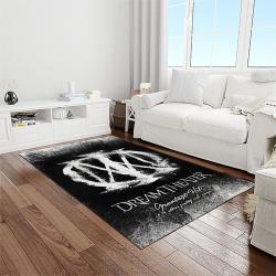 dream theater band metal music anniversary carpet rectangle area rug for living room home room decor gift for fans light room dtt8