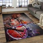 duane allman guitarist band music rock blues carpet rectangle area rug for living room home room decor gift for fans dark room dna16