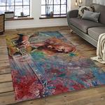 duane allman guitarist band music rock blues carpet rectangle area rug for living room home room decor gift for fans dark room dna18