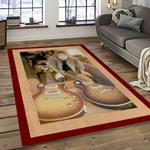 duane allman guitarist band music rock blues carpet rectangle area rug for living room home room decor gift for fans dark room dna21