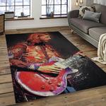 duane allman guitarist band music rock blues carpet rectangle area rug for living room home room decor gift for fans dark room dna22