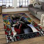 duane allman guitarist band music rock blues carpet rectangle area rug for living room home room decor gift for fans dark room dna23