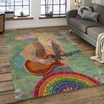 duane allman guitarist band music rock blues carpet rectangle area rug for living room home room decor gift for fans dark room dna3