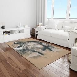 duane allman guitarist band music rock blues carpet rectangle area rug for living room home room decor gift for fans light room dna12