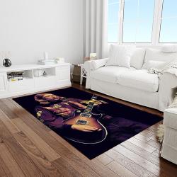 duane allman guitarist band music rock blues carpet rectangle area rug for living room home room decor gift for fans light room dna25