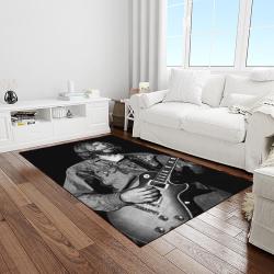 duane allman guitarist band music rock blues carpet rectangle area rug for living room home room decor gift for fans light room dna30