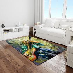 duane allman guitarist band music rock blues carpet rectangle area rug for living room home room decor gift for fans light room dna7