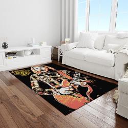 duane allman guitarist band music rock blues carpet rectangle area rug for living room home room decor gift for fans light room dna8