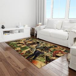 fairy tail anime manga cartoon character carpet rectangle area rug for living room home room decor gift for fans light room ftl2