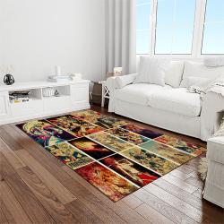 fairy tail anime manga cartoon character carpet rectangle area rug for living room home room decor gift for fans light room ftl3