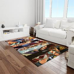 fairy tail anime manga cartoon character carpet rectangle area rug for living room home room decor gift for fans light room ftl5