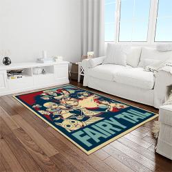 fairy tail anime manga cartoon character carpet rectangle area rug for living room home room decor gift for fans light room ftl9