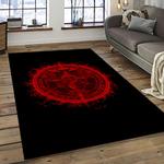 fullmetal alchemist brotherhood anime manga cartoon logo carpet rectangle area rug for living room home room decor gift for fans dark room fab21
