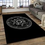 fullmetal alchemist brotherhood anime manga cartoon logo carpet rectangle area rug for living room home room decor gift for fans dark room fab25