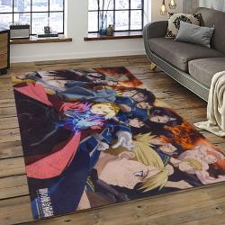 Fullmetal Alchemist: Brotherhood Anime Manga Cartoon Logo Carpet Rectangle Area Rug For Living Room Home Room Decor Gift For Fans FAB36
