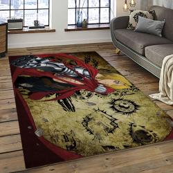 Fullmetal Alchemist: Brotherhood Anime Manga Cartoon Logo Carpet Rectangle Area Rug For Living Room Home Room Decor Gift For Fans FAB37