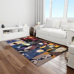 fullmetal alchemist brotherhood anime manga cartoon logo carpet rectangle area rug for living room home room decor gift for fans light room fab17