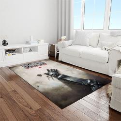 fullmetal alchemist brotherhood anime manga cartoon logo carpet rectangle area rug for living room home room decor gift for fans light room fab5