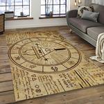 gravity fall disney series cartoon character carpet rectangle area rug for living room home room decor gift for fans dark room gvf15