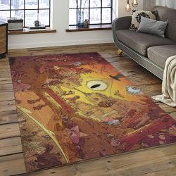 Gravity Fall Disney Series Cartoon Character Carpet Rectangle Area Rug For Living Room Home Room Decor Gift For Fans GVF18