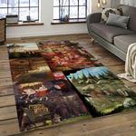 gravity fall disney series cartoon character carpet rectangle area rug for living room home room decor gift for fans dark room gvf5