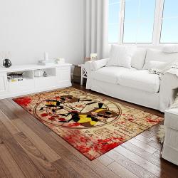 gravity fall disney series cartoon character carpet rectangle area rug for living room home room decor gift for fans light room gvf14