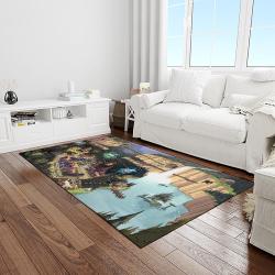 gravity fall disney series cartoon character carpet rectangle area rug for living room home room decor gift for fans light room gvf24