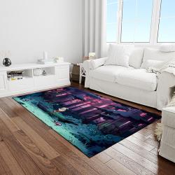 gravity fall disney series cartoon character carpet rectangle area rug for living room home room decor gift for fans light room gvf25