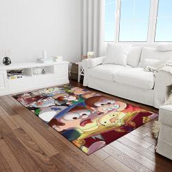 gravity fall disney series cartoon character carpet rectangle area rug for living room home room decor gift for fans light room gvf26