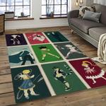 hunter x hunter anime manga cartoon character carpet rectangle area rug for living room home room decor gift for fans dark room