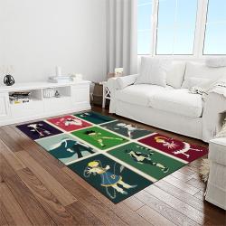 hunter x hunter anime manga cartoon character carpet rectangle area rug for living room home room decor gift for fans light room