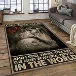 jack skellington and sally movie carpet rectangle area rug for living room home room decor gift for friends dark room jsas11