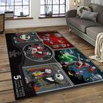 jack skellington and sally movie carpet rectangle area rug for living room home room decor gift for friends dark room jsas15
