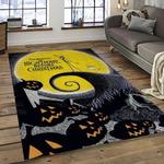 jack skellington and sally movie carpet rectangle area rug for living room home room decor gift for friends dark room jsas26