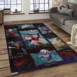 jack skellington and sally movie carpet rectangle area rug for living room home room decor gift for friends dark room jsas27