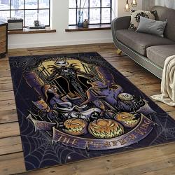 Jack Skellington And Sally Movie Carpet Rectangle Area Rug For Living Room Home Room Decor Gift For Friends JSAS29