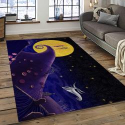 Jack Skellington And Sally Movie Carpet Rectangle Area Rug For Living Room Home Room Decor Gift For Friends JSAS39