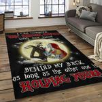 jack skellington and sally movie carpet rectangle area rug for living room home room decor gift for friends dark room jsas4