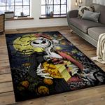 jack skellington and sally movie carpet rectangle area rug for living room home room decor gift for friends dark room jsas7